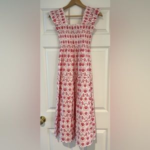 Hill House The Ellie Nap Dress, Pink Mermaid Print Size XS